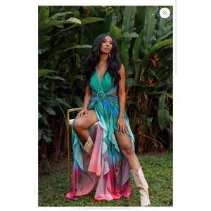 Womens Maxi Dress Resort Wear